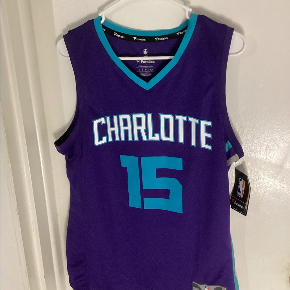 Fanatics men’s Charlotte Walker 15 jersey size small NWT